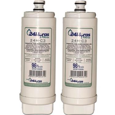 Imagem de Kit 2 Filtro Refil Compatível Purificador Master Frio Antigo Rótulo Br