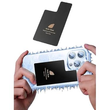 Imagem de Phone Cooling Plate & Heatsink Pad – Advanced Thermal Dissipation for Gaming & Streaming Enhanced Heat Absorption Radiator Fan Ready Compatible with iPhone & Smartphones with Left-Positioned Cameras