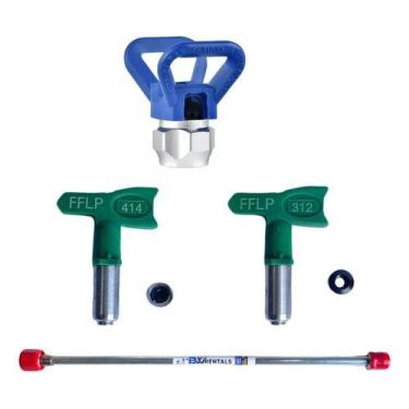 Imagem de Extensor De Pistola Airless 50cm + Porta Bico + Bicos Fflp - BWrentals