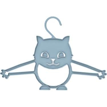 Imagem de Cabide Gato, Azul Bebê (Kit con 6), Crippa