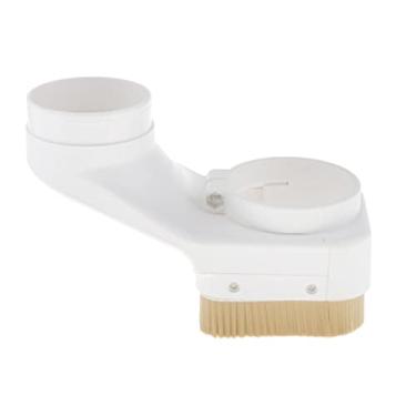 Imagem de Almencla Limpador de capa de sapato branco bege eixo poeira para roteadores CNC acessórios de fresadora para gravação para eixo de 90 mm