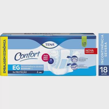 Imagem de Fralda geriátrica tena confort eg 18 unidades