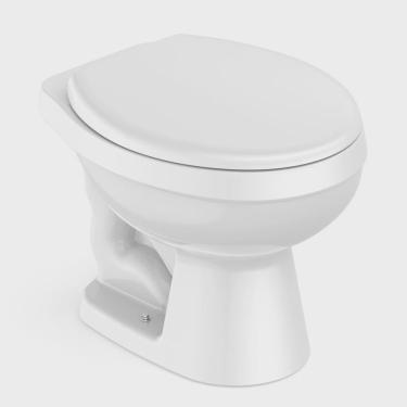 Imagem de Kit Vaso Sanitário Convencional com Assento pp Kids Celite