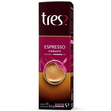 Imagem de Cápsula Café Espresso Vibrante 80g com 10 Cápsulas - 3 Corações