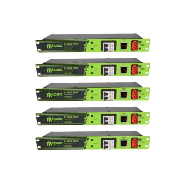 Imagem de Kit com 5 Réguas para Rack Disjuntor Bipolar DJ5000 plus