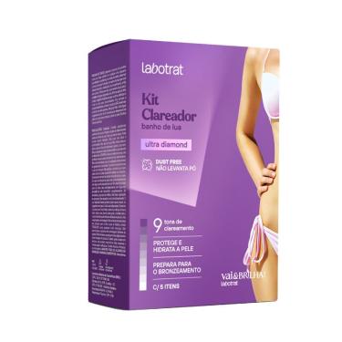 Imagem de Kit Clareador Banho de Lua labotrat Ultra Diamond 9 tons de clareamento com 5 itens