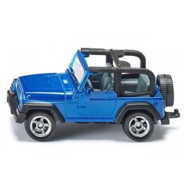 Imagem de Miniatura Siku Jeep Wrangler Metal Pneus Em Borracha (3425), Azul