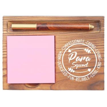 Imagem de Suporte de notas adesivas para esquadrão, presente de agradecimento para paraeducadores, professores, assistentes de ensino, organizador de mesa inspirador para escritório EDP166