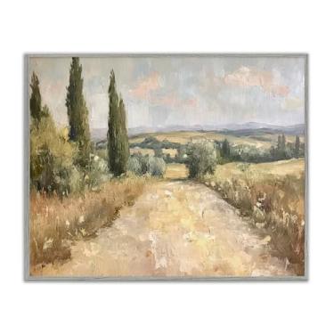 Imagem de Stupell Industries Rural Trail Landscape Gray Framed Giclee Art, design by Petal Prints Design, 14 x 11