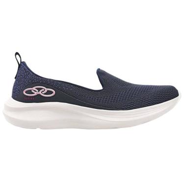 Imagem de Tênis Feminino Casual Iate Slip On Dia a Dia Passeio Trabalho Calçe Fácil Olympikus Safira
