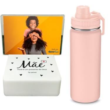 Imagem de Kit Dias das Mães Garrafa com Luminária