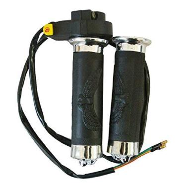 Imagem de BH-Motor Punhos de acelerador de guidão com interruptor de desligamento para peça de bicicleta motorizada 49cc 66cc 80cc