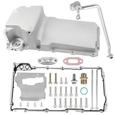 Imagem de Kit de cárter de óleo de troca de alumínio 302-1 LS compatível com 55-87 GM LS1 LS6 LS2 LS3 LSX 4.8L 5.3L 6.0L 6.2L, LS Gen III e GEN IV V8
