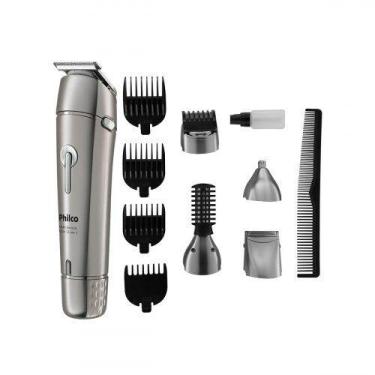 Imagem de Aparador de Pelos sem Fio Multi Groom Aqua 12 em 1 PAP03 Philco, Cinza