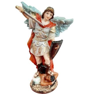 Imagem de Imagem de São Miguel Arcanjo em Resina - Imagem Católica Anjo - 15 cm