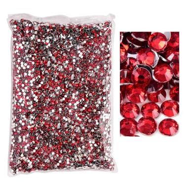 Imagem de BLINGINBOX 25.000 Peças De Strass Com Fundo Plano, Resina Sem Fixação A Quente, Grande Quantidade No Atacado Para Artesanato, Design Criativo Faça Você Mesmo, Roupas, Maquiagem, Arte Em Unhas (4 Mm