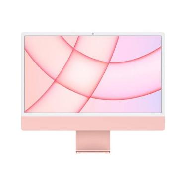Imagem de Apple imac mgpm3ll/a 24"- 4.5k/m1/8gb/8 cor/256gb pink ing