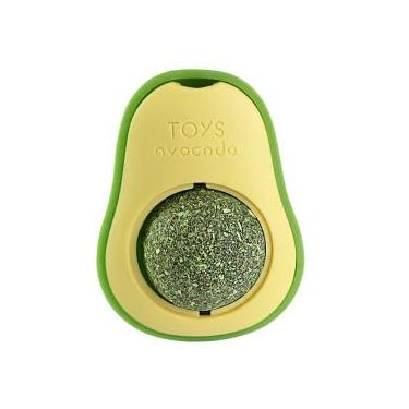 Imagem de Brinquedo Catnip Abacate 360° para Gatos, 6 x 5 x 4 cm, 20g