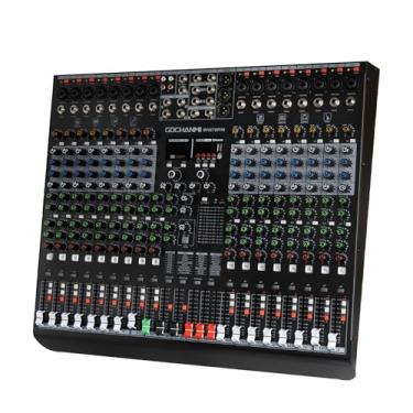 Imagem de Mesa de Som GOCHANMI Master16 DJ Mixer 16 Canais 199 Efeitos Grupos EQ Sweep Phantom 48V 110v/220v
