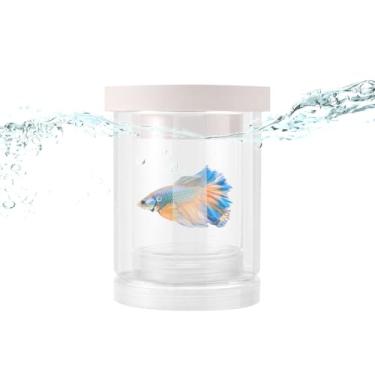 Imagem de Lyreh Caixa de Reprodução de Aquário em Plástico Transparente, Incubadora Incubação Caixa Reprodução Isolamento Aquário Flutuante Incubadora para Guppy Betta Camarão Peixe Palhaço