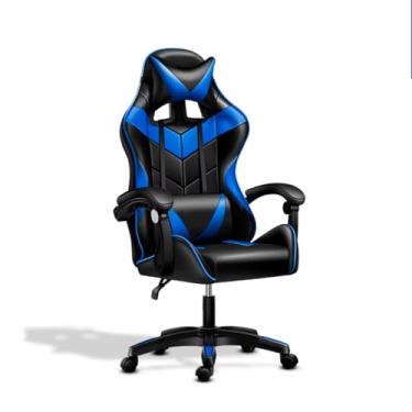 Imagem de Cadeira Gamer, Escritório, Confortável Ômega (Azul/Preta)