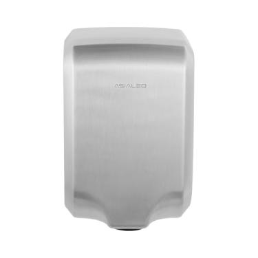 Imagem de ASIALEO Secador de mão comercial elétrico fino automático de alta velocidade calor instantâneo e seco para banheiros ou banheiros aço inoxidável 304 capa fácil instalação