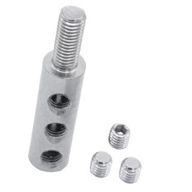 Imagem de kowaku Conector de placa superior de tampa superior de pino seletor, fixação resistente, substituição de pino de trava de seletor, parafuso rosqueado, M10