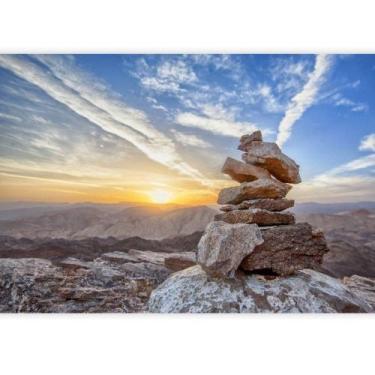 Imagem de Quadro Pilha De Pedras - MeMoldura, Chassi Borda Infinita, 120x180