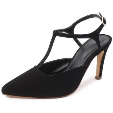 Imagem de Scarpin Re&Ton Salto Médio Aberto Confortável SC17 (Preto, BR, Adulto, Numérico, 36)