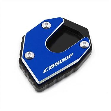 Imagem de Acessórios para motocicletas Placa de extensão para descanso lateral, placa ampliadora, suporte para descanso lateral, para CB650F CBR650F CB500F CB500X NC700D