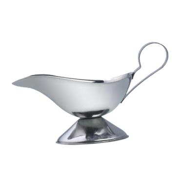 Imagem de Fenteer Recipiente para molho, vinagre, copo com alça, jarra de xarope, prato, molho para salada, servidor para jantar, churrasco, cozinha, 21cmx6cm