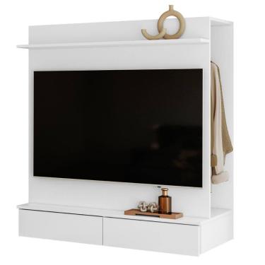 Imagem de Closet com Painel Wave 108cm 2 Gavetas e Cabideiro