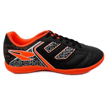 Imagem de CHUTEIRA INFANTIL - DRAY - REF 305 - COR PRETO/LARANJA - NUM 35