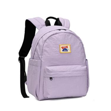 Imagem de willikiva Mochila infantil para escola meninos meninas adolescentes mochila impermeável jardim de infância pré-escola escola primária bolsa de viagem crianças (roxo, pequeno)