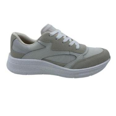 Imagem de Tênis Usaflex Casual Couro Branco 2600 - Branco 38-Feminino