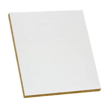 Imagem de Chapa Madeira Painel Recorte 80x60 Recorte Placa MDF Branco 15mm