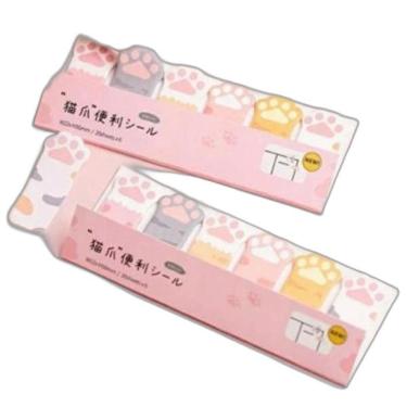 Imagem de Post It Blocos De Notas Adesivas De Patinha 120 Folhas