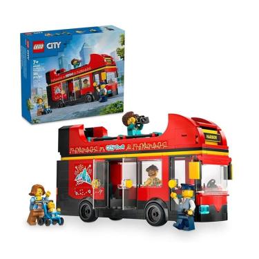 Imagem de Lego City Ônibus Turístico Vermelho de Dois Andares - 60407