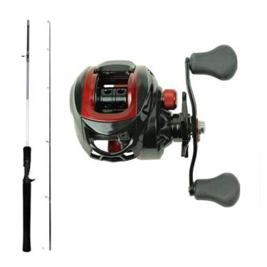 Imagem de Vara Albatroz New Diamond 1,68m 6-12lbs + Carretilha Recolhimento 8.1: