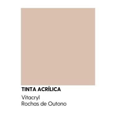 Imagem de Tinta Emborrachada Acetinada Marrons - Vitacryl, Rochas de Outono, 3,6