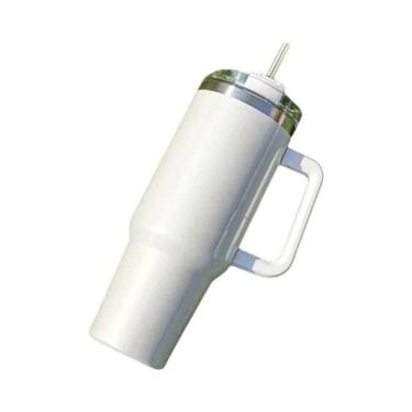 Imagem de Copo De Sorvete De Aço Inoxidável Isolado De 40oz Com Grande Capacidad