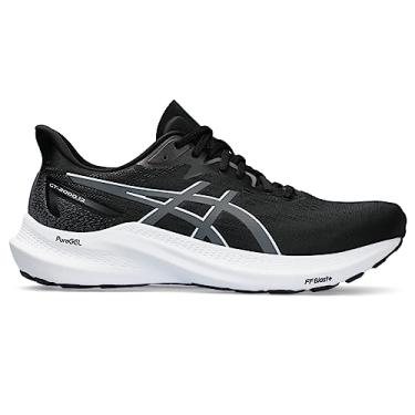Imagem de ASICS Tênis de corrida masculino GT-2000 12, Preto/cinza, 8 X-Wide