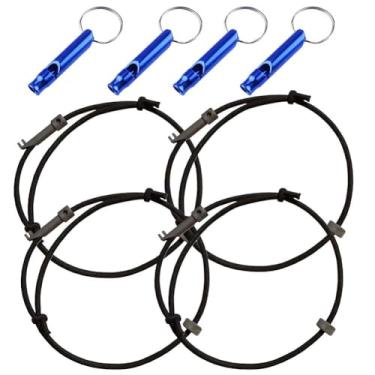 Imagem de Pulseira de sobrevivência EDC, ferramenta de escape de alça de pulso para janela de carro, pulseiras de resgate de emergência de veículos, disjuntor de vidro temperado de emergência de escape rápido