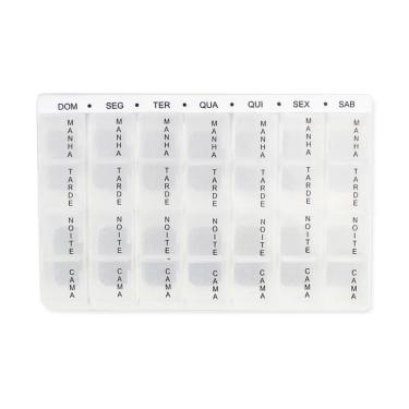 Imagem de Porta Comprimidos Com 28 Compartimentos G-Life