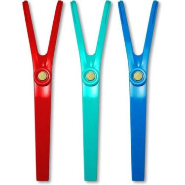 Imagem de Suporte de fio dental Flossaid, pacote com 3 (cores variadas)