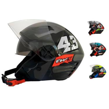 Imagem de Capacete De Moto Aberto FW3 X Open Linha Completa com Diversos Modelos