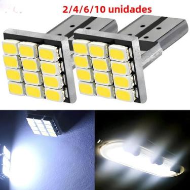 Imagem de Cunha De Carro LED Branca 12SMD 1206 Luzes De Backup De Canto Da Placa