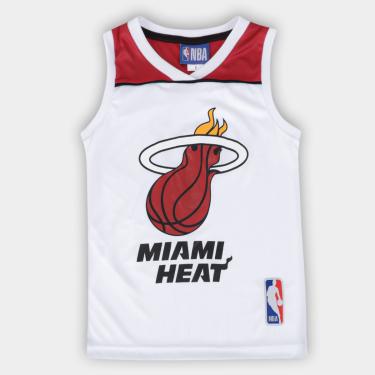 Imagem de Regata NBA Infantil Miami Heat Braziline-Unissex