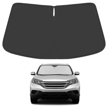 Imagem de Proadsy Para Honda CRV 2012-2016 Para-brisa Para-brisas 4 Camadas Dobrável Protetor Solar Frontal Viseira Blocos Raios UV Mantém o Refrigerador do Carro