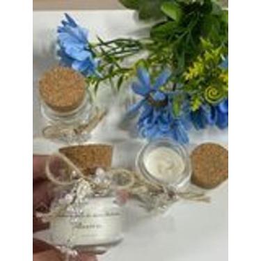 Imagem de Lembrancinha de batizado com terço e saquinho de organza 10 unidades p